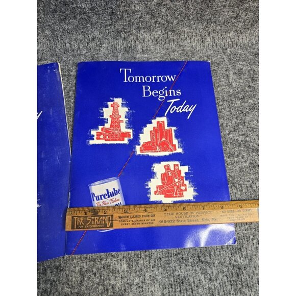 Pure Oil Company Advertising Car Dealer Brochure Catalog 40s 50s Tomorrow Today - Picture 3 of 9